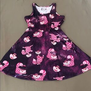 DISNEY  Cheshire Cat Sleeveless  Girls Dress size LARGE  ( youth size)